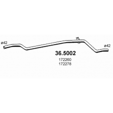 36.5002 ASSO Труба выхлопного газа
