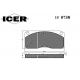 150738 ICER Комплект тормозных колодок, дисковый тормоз