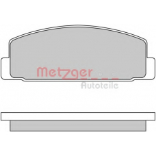 1170206 METZGER Комплект тормозных колодок, дисковый тормоз