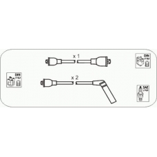 JP382 JANMOR Комплект проводов зажигания