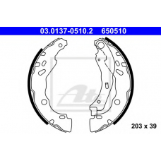 03.0137-0510.2 ATE Комплект тормозных колодок