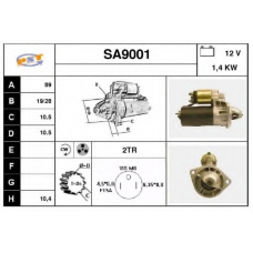 SA9001 SNRA Стартер