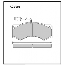 ACV003 Allied Nippon Тормозные колодки