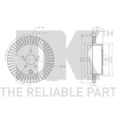 314425 NK Тормозной диск