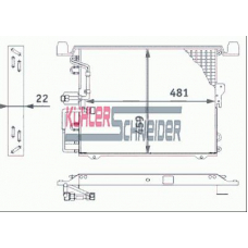 0424001 KUHLER SCHNEIDER Конденсатор, кондиционер