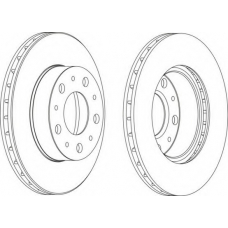 DDF1171-1 FERODO Тормозной диск