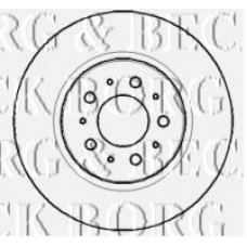 BBD4390 BORG & BECK Тормозной диск