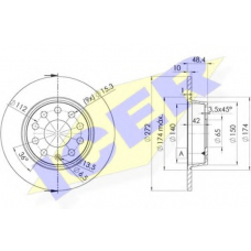 78BD5637-2 ICER Тормозной диск