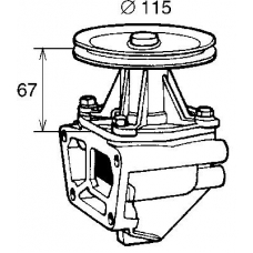 VKPA 82222 SKF Водяной насос