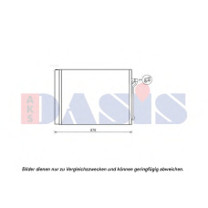 052021N AKS DASIS Конденсатор, кондиционер