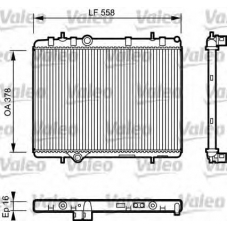 734366 VALEO Радиатор, охлаждение двигателя