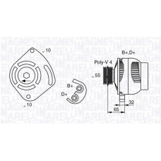 063321763010 MAGNETI MARELLI Генератор