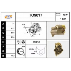 TO9017 SNRA Стартер