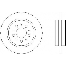 92100800 TEXTAR Тормозной диск