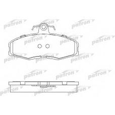 PBP275 PATRON Комплект тормозных колодок, дисковый тормоз