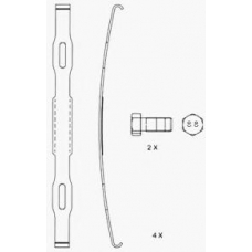 G6961FE ABEX Комплект тормозных колодок, дисковый тормоз