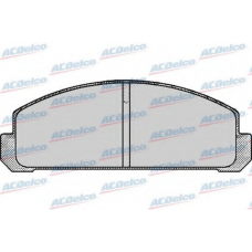 AC058192D AC Delco Комплект тормозных колодок, дисковый тормоз