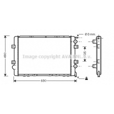 RTA2299 AVA Радиатор, охлаждение двигателя