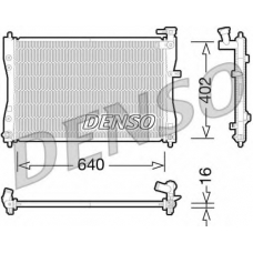 DRM45033 DENSO Радиатор, охлаждение двигателя