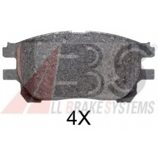 37421 OE ABS Комплект тормозных колодок, дисковый тормоз