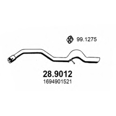 28.9012 ASSO Труба выхлопного газа