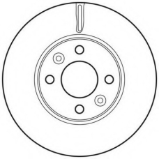 562636JC JURID Тормозной диск