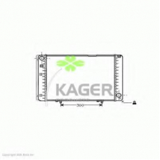 31-3556 KAGER Радиатор, охлаждение двигателя