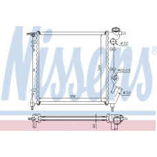 63928 NISSENS Радиатор, охлаждение двигателя