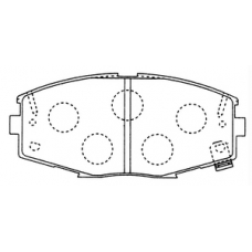 PN-1141 JNBK Колодки тормозные