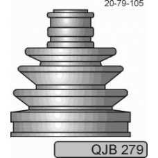 QJB279 QUINTON HAZELL Комплект пылника, приводной вал