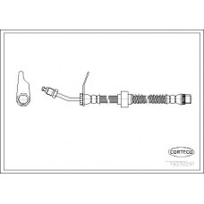 19030291 CORTECO Тормозной шланг