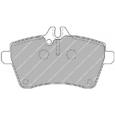 FDB1593 FERODO Комплект тормозных колодок, дисковый тормоз