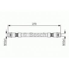 1 987 476 404 BOSCH Тормозной шланг