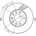 BSF4814 QUINTON HAZELL Тормозной диск