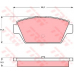 GDB945 TRW Комплект тормозных колодок, дисковый тормоз