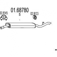 01.68780 MTS Глушитель выхлопных газов конечный