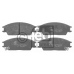 16542 FEBI Комплект тормозных колодок, дисковый тормоз