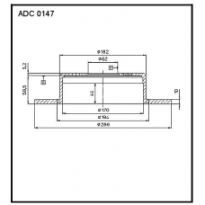 ADC 0147 Allied Nippon Гидравлические цилиндры