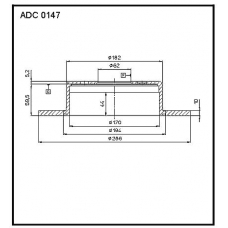 ADC 0147 Allied Nippon Гидравлические цилиндры