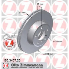 150.3407.20 ZIMMERMANN Тормозной диск