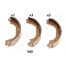 GF-143AF JAPANPARTS Комплект тормозных колодок