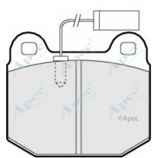 PAD769 APEC Комплект тормозных колодок, дисковый тормоз
