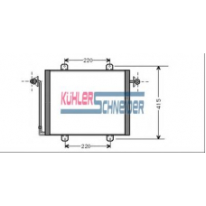 0922001 KUHLER SCHNEIDER Конденсатор, кондиционер