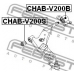 CHAB-V200S FEBEST Подвеска, рычаг независимой подвески колеса