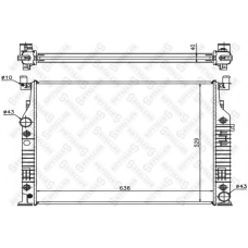 10-25877-SX STELLOX Радиатор, охлаждение двигателя