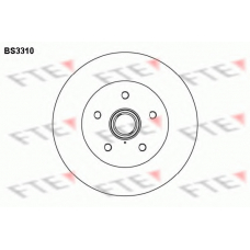 BS3310 FTE Тормозной диск