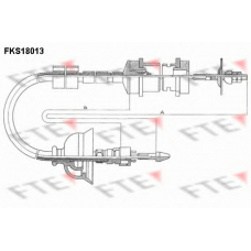 FKS18013 FTE Трос, управление сцеплением
