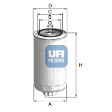 24.999.01 UFI Топливный фильтр