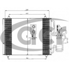 300454 ACR Конденсатор, кондиционер