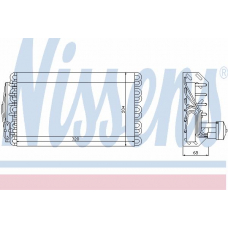 92145 NISSENS Испаритель, кондиционер